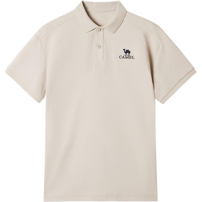 CAMEL Men's 3A Antibacterial Cool-Touch Sorona Polo Shirt