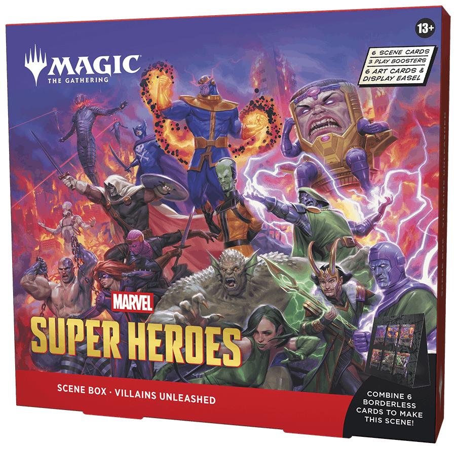 Magic The Gathering: Marvel Super Heroes - Villains Unleashed Scene Box