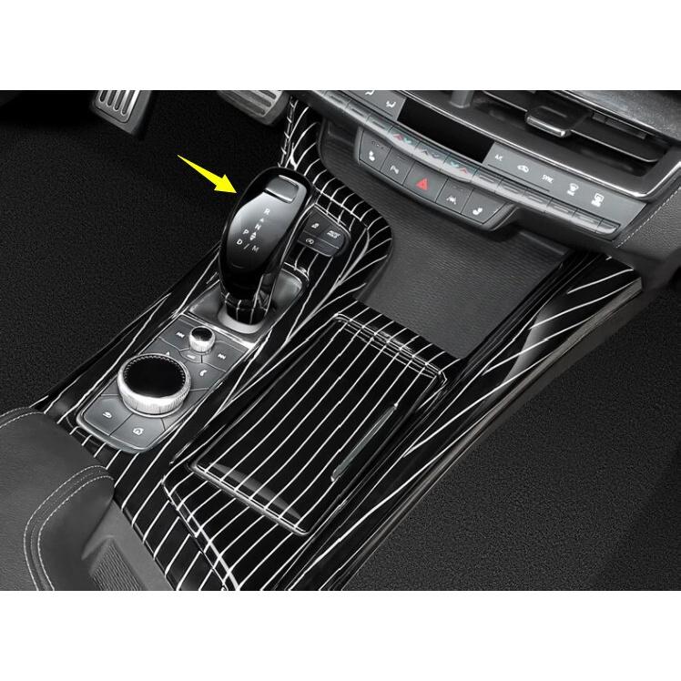 For Cadillac CT5 XT6 XT5 XT4 Glossy Black Console Gear Shift Knob Cover Trim new