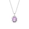 S925 sterling silver stud earrings necklace ring set with natural crystal stone brushed craftsmanship light luxury section high-rise jewelry set