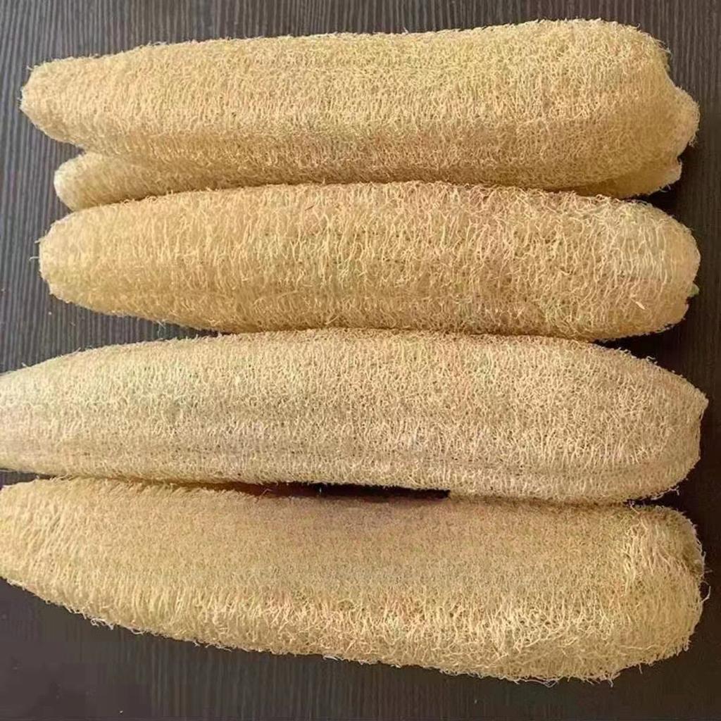 HOMZY 1pcs Natural Loofah Sponge Multi-purpose Cleaning Tool for Kitchen Bathroom Scrubber for Daily Cleansing Wash Body Scrubber Spa