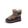 snow boots for girls  winter short boots for kids thickened warm casual cotton shoes