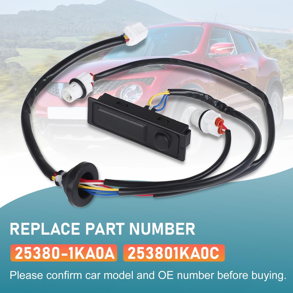 25380-1KA0A 253801KA0C For Nissan Murano 3.5L 2008 -2014 For Nissan Juke 1.6L 2011-2017 Rear Trunk Lid Release Tailgate Switch