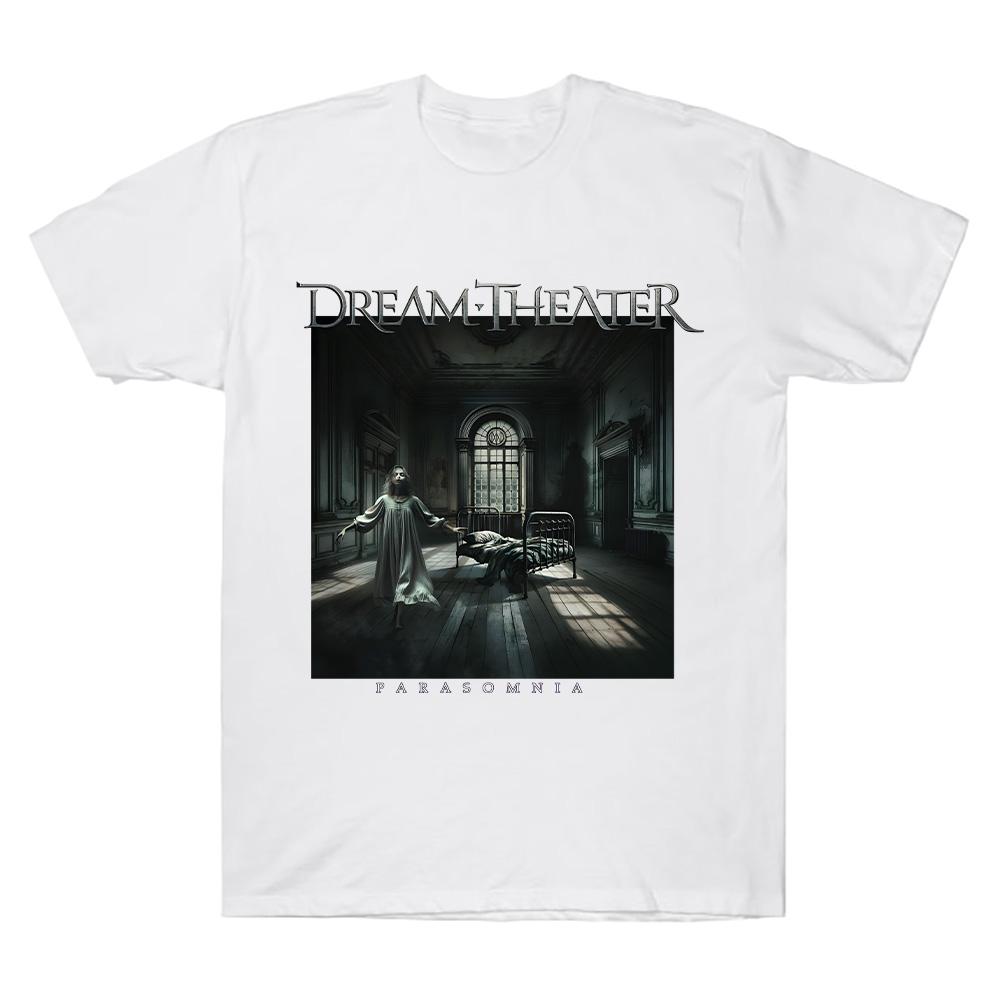 Dream Theater Parasomnia T-shirts Men's T-Shirt Cotton Short Sleeve Tee Hip Hop Vintage Band Tees Y2k Streetwear Unisex