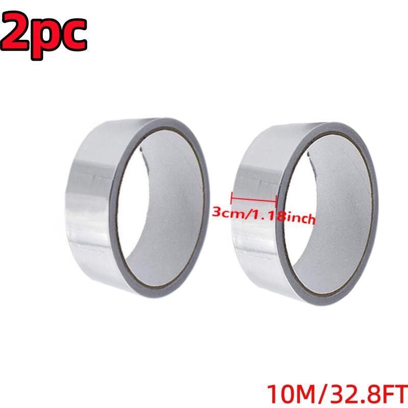 Aluminiumfolienband Silber Hitzebeständig Auslaufsicher Klebstoffe Flicken Reparatur Anti-Leckage Gewebeklebeband Küche Wasserdichte Aufkleber