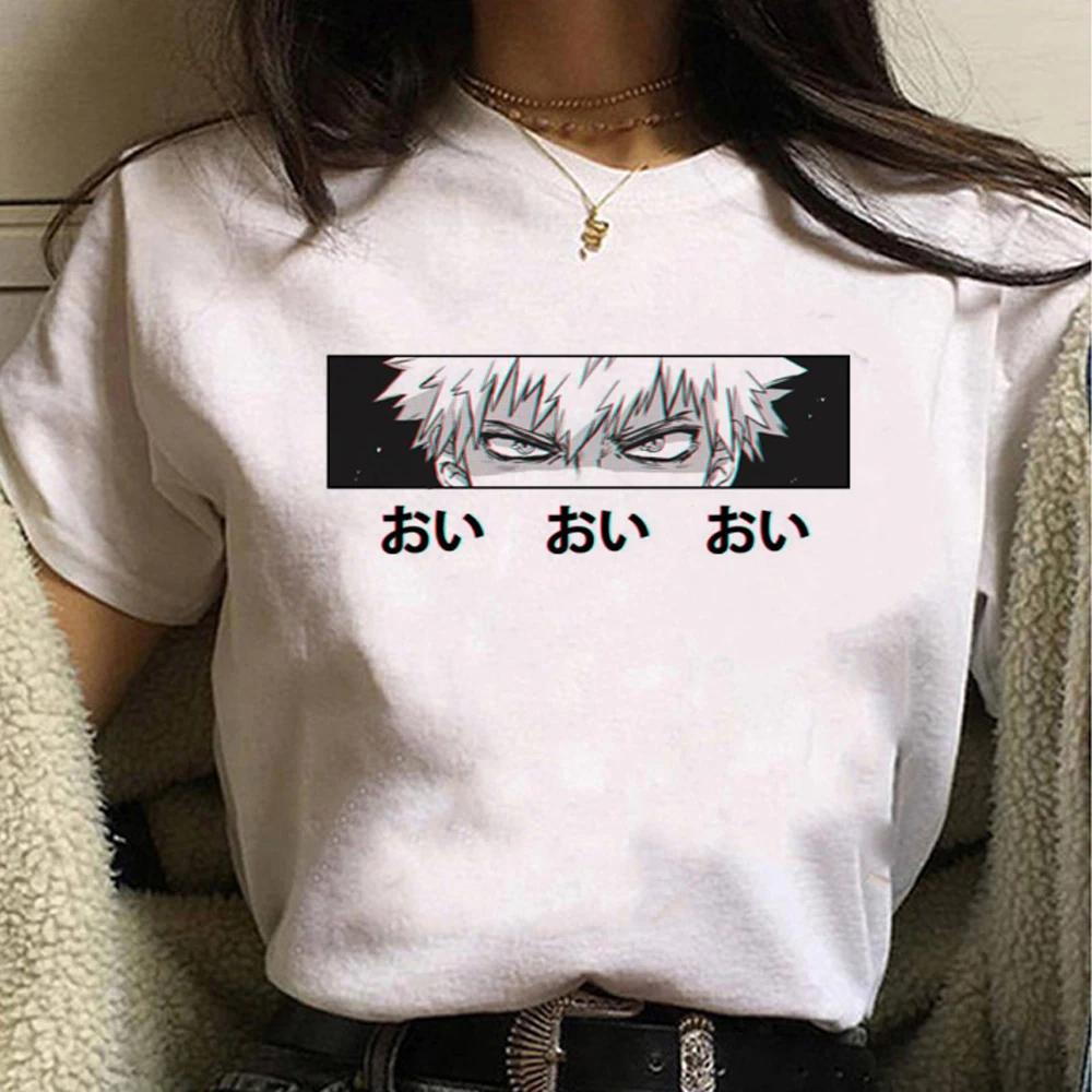 Bakugo Unisex T Shirt Women Funny Summer Comic Unisex T Shirt Female Harajuku Unisexga Streetwear Clothing