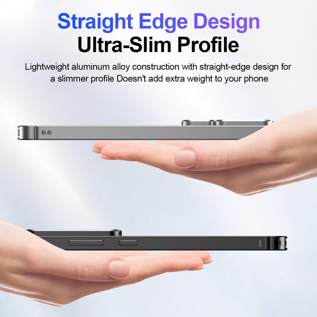 Ultra Slim Aluminium Alloy Frame Bumper Case for Samsung Galaxy S26 Ultra S26 Plus S26+ Alloy Metal Lens Protector Hard Cover