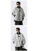 American Three-Stripes Unisex Heavyweight Baseball Jacket - Trendy Autumn/Winter Striped Patchwork Outerwear for Teens