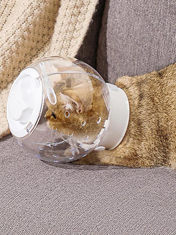 Cat Muzzle Pet Grooming Cover Accessory Breathable Anti Bite Muzzles Clear Cat Adjustable Hood Cat Grooming Pet Supplies