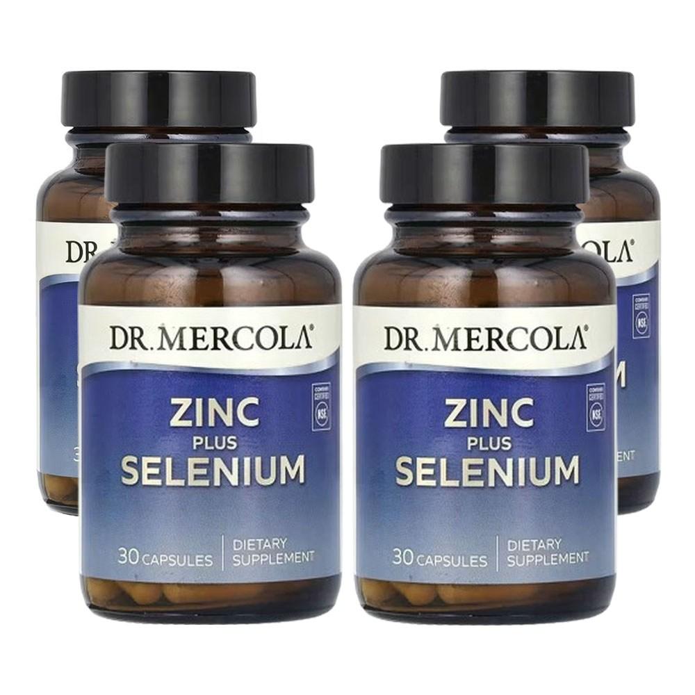 Dr. Mercola Zinc Plus Selenium 30 Capsules 4 pcs