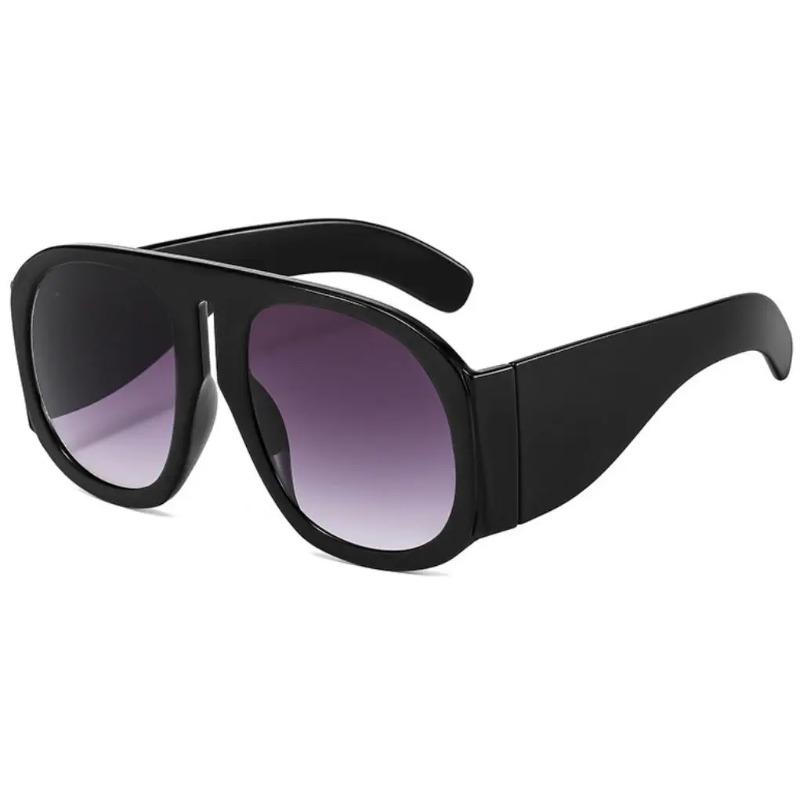 Oversized Sunglasses Women Vintage Designer Large Frame Gradient Sun Glasses Black Oculos Gafas Female Fashion