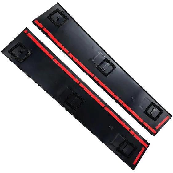 Mengbo 926-445 926-446 Windshield Outer B Pillar Trim Panel Door Trim Strip Replacement for 2008- DOD-ge Grand Caravan(2Pcs)