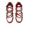 Jordan Air Jordan 1 Abrasion Resistant Abrasion Resistant Low Top Vintage Basketball Shoes GS White Red FJ3465-160(Team40-)