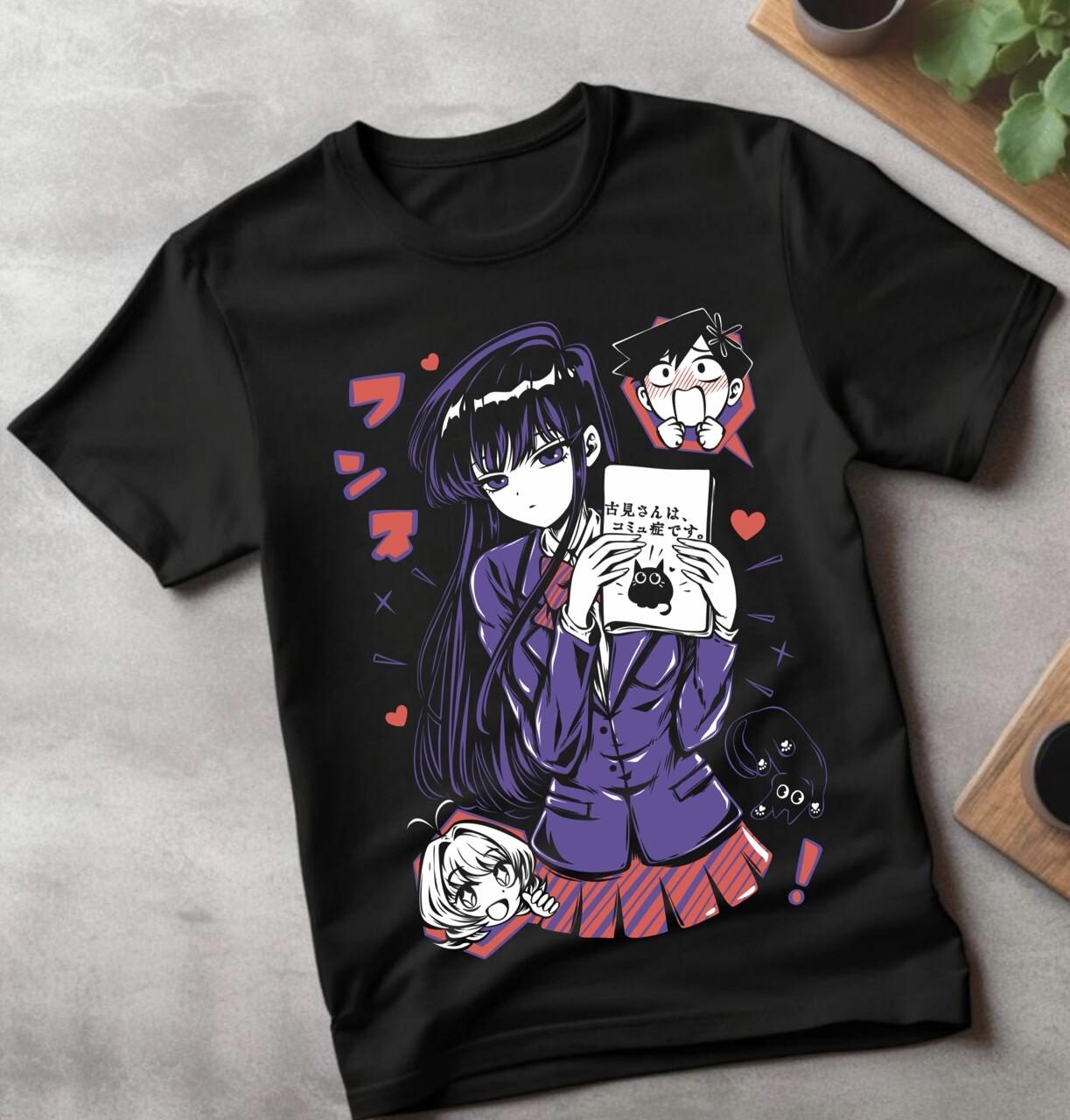 Komi Can t Communicate T-shirt Shouko Komi Anime new Graphic Tee gift for girls XXXL
