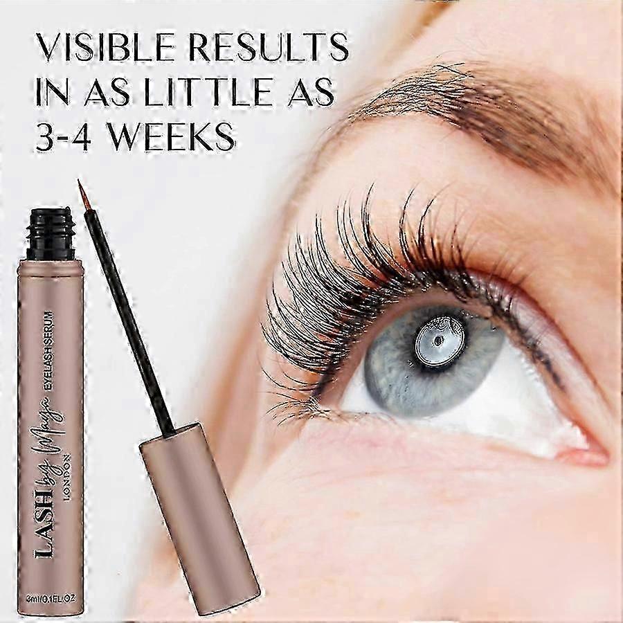 3ml Eyelash Growth Serum & Eyebrow Nourishing Serum, Thickening & Curling Formula, Fast Absorption In 26s, Plant-Based, Waterproof