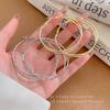 Female Temperament Double-layer Circle Earrings