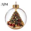 Christmas Gifts for Family Story Ornament, Acrylic Hanging Angel Santa Claus Holiday Home Decorations Candy House Designs, Ball Shape Festive