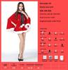 Red Hooded Cape Adult Costume for Christmas Role Play & Performance
