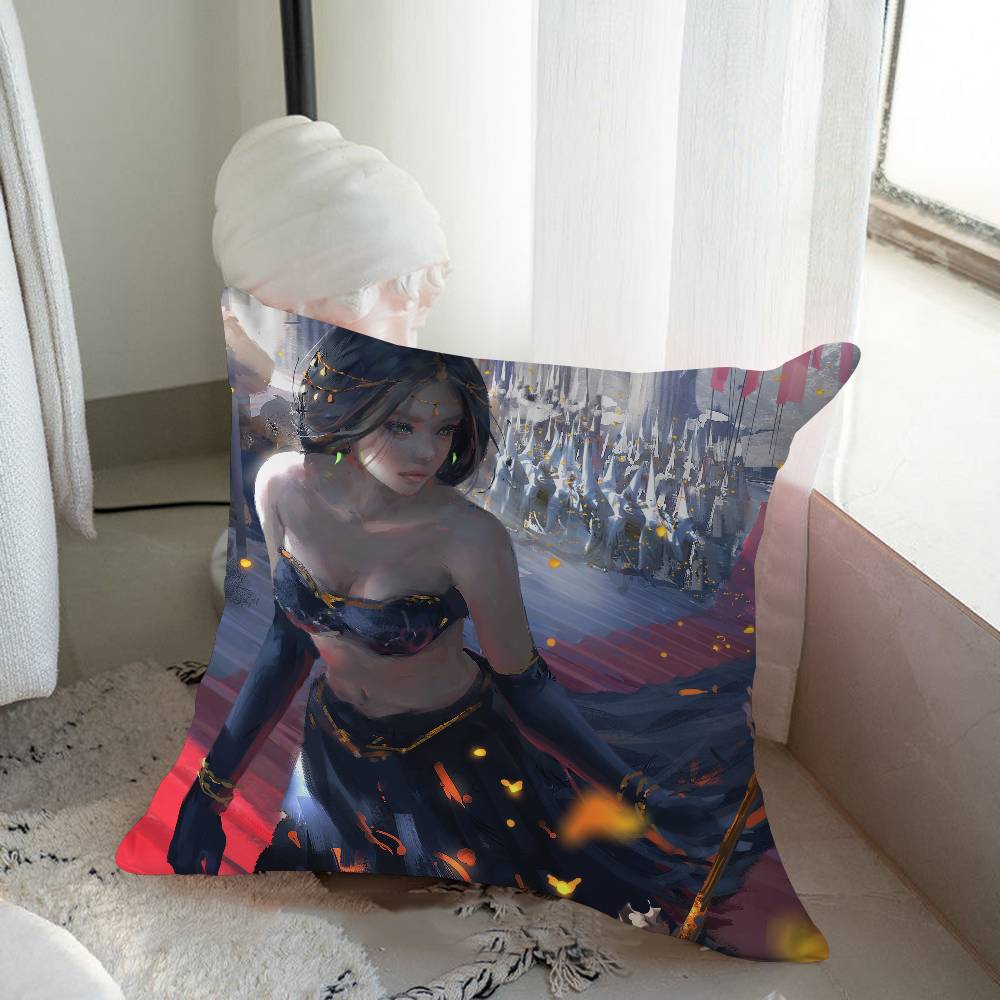 

G-Ghost B-Blade Cartoon Animation Pillowcase Toon Gift Cushion Cover Bedroom Home Sofa Chair Seat Decor Pillow Case 16x16Inch