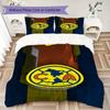 American Soccer Clubs Pattern Bedding uilt Set uilt Cover Pillowcase Home Decoration Birthday Gift (1 * duvet cover + 2 * pillowcase without core)05