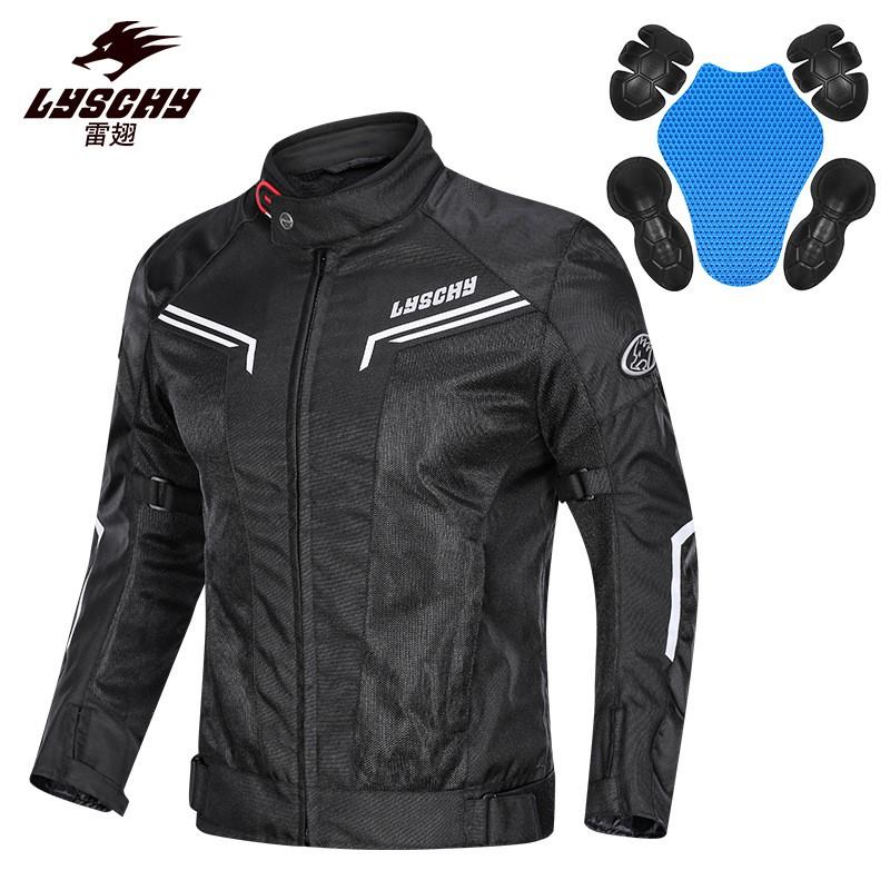 Mens Mesh Motorcycle Riding Jacket Ventilated Protective Biker Gear Black Yellow Orange