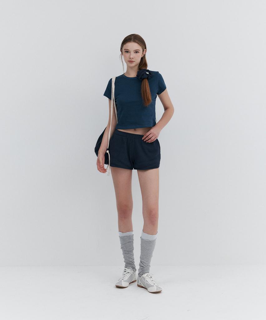 Une Waffle Training Shorts_Navy