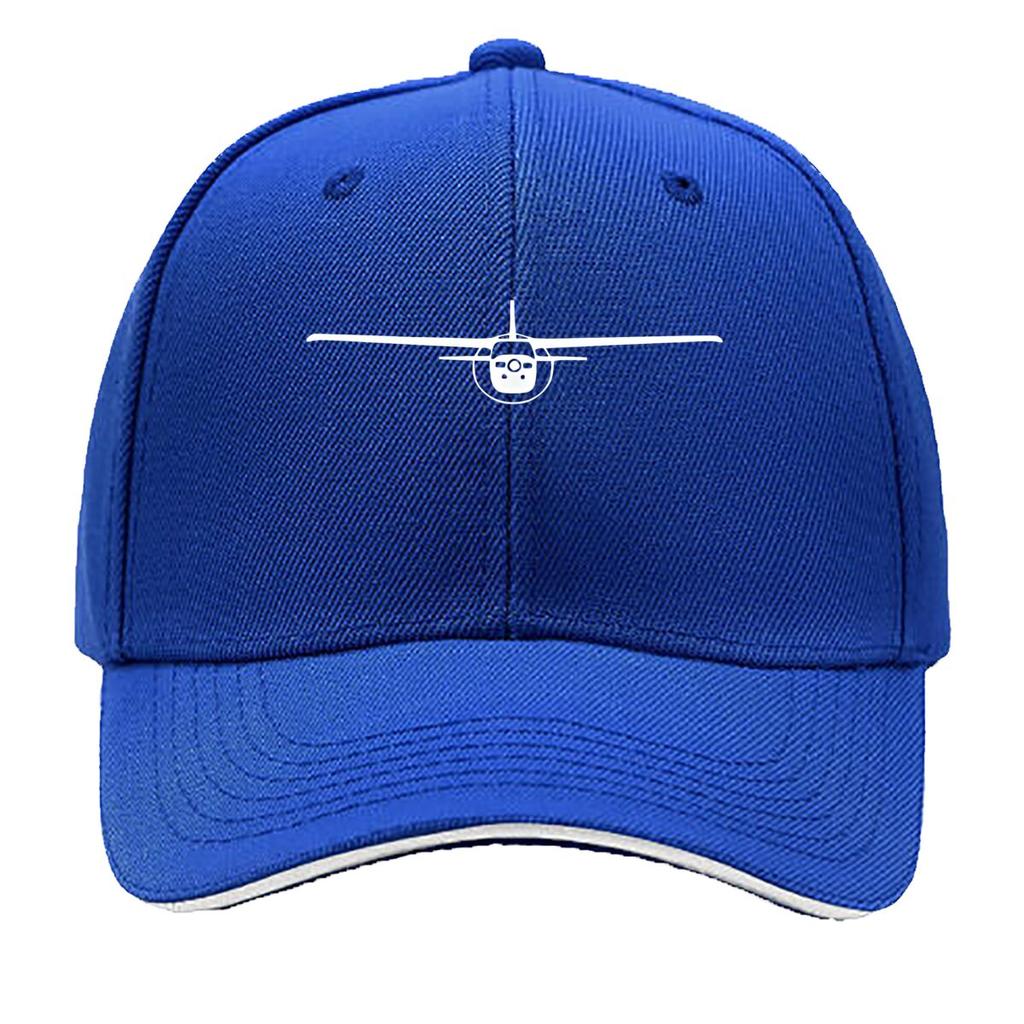 Plane Aviation  Inspired Line Art Hip Hop hat Fashion Outdoor Sports Sandwich Baseball Cap