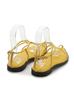 Flache Sandalen 09WGS251530 YEL cm [Mira Owen] T-Riemen Damen 23.5