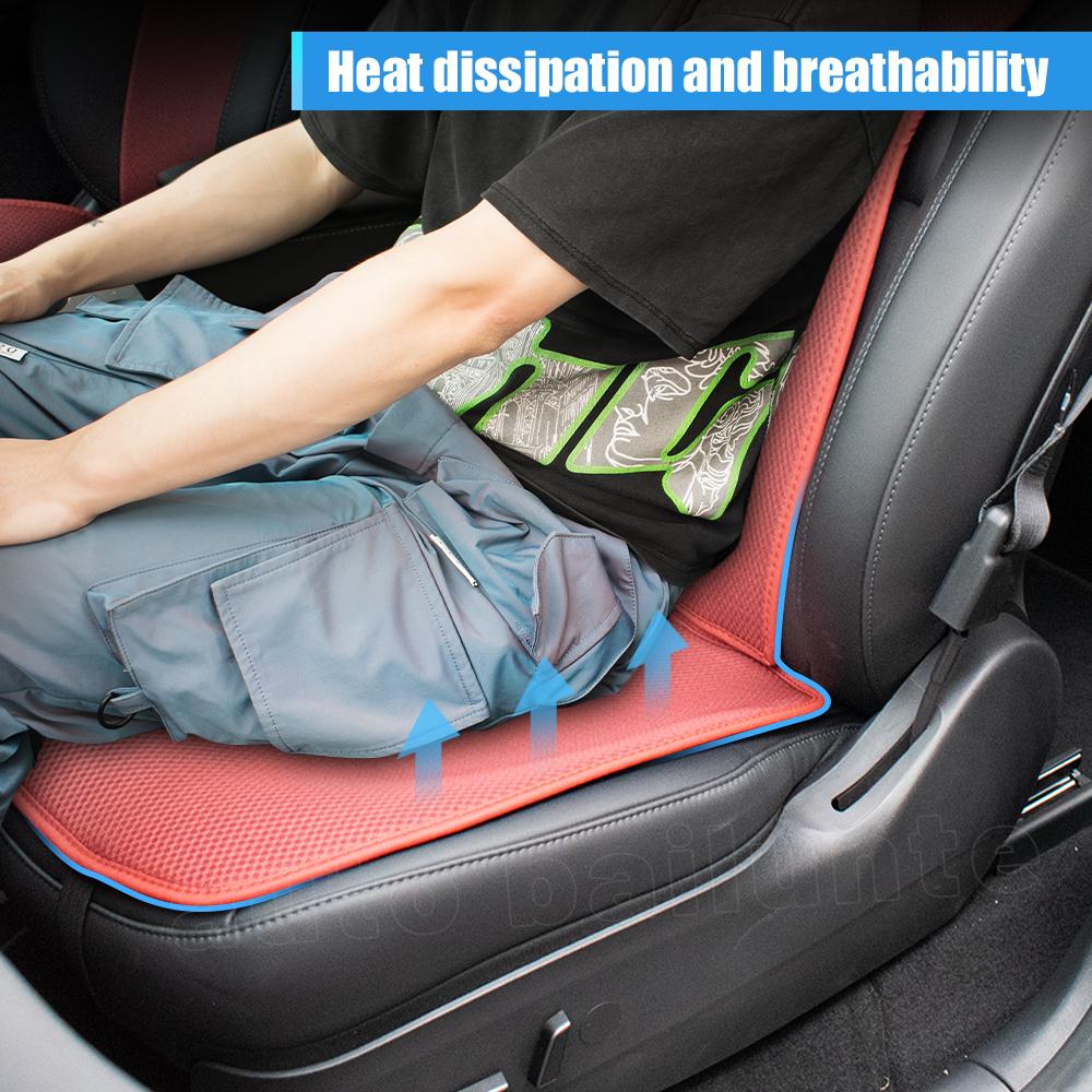 For Tesla Model 3 Y 2023 2022  Car Seat Cushion Seat Cover Ice Silk Ventilated Seat Cushion Accessories Interiors