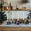 Vintage And Elegant Aluminum Tabletop Candlesticks Suitable For Valentine'S Day And Wedding Decorations