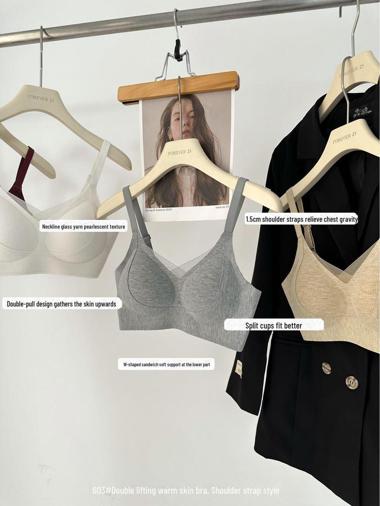 2024 Stylish Lift: Anti-Sag, Side Breast Support, Comfortable, No-Wire Bra for a Slimmer Look and Beautiful Back