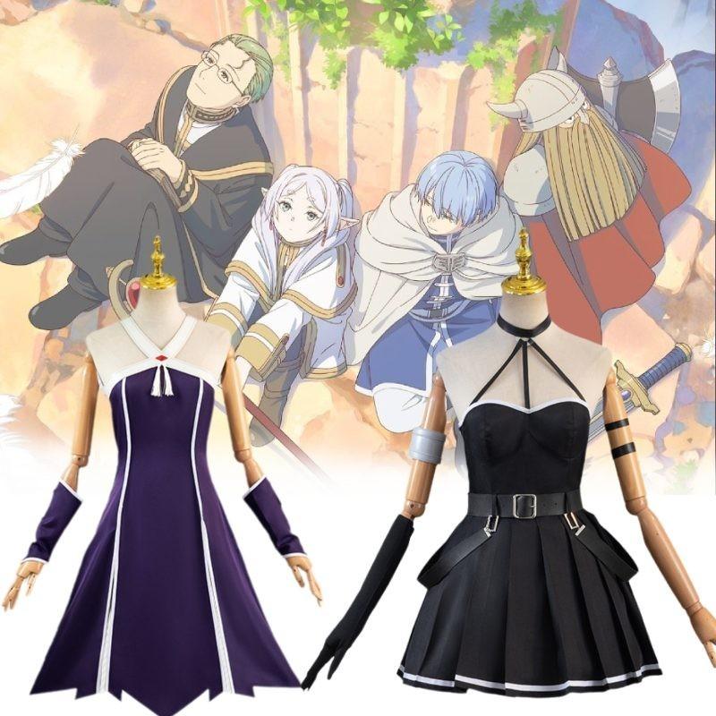 Funeral Flora Cos Outfit Ubell Laofen Cosplay Anime Costume Polyester Fabric