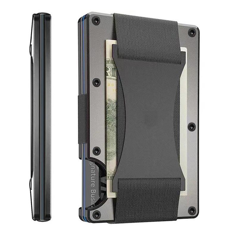 New RFID Blocking Carbon Fiber Wallet with Money Clip