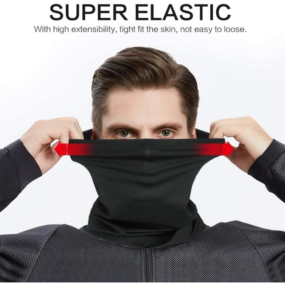 Neck Gaiter Cycling Bandana Half Face Mask Balaclava Ice Silk Headwear UV Protection Breathable Windproof