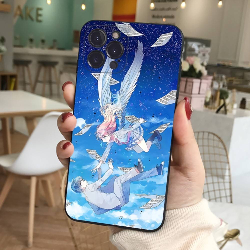 Your Lie In April Phone Case For IPhone 16 15 14 13 12 11 17 Pro Max Simplicity Back TPU Soft Case