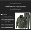 Men's Camouflage Workwear Set: Elastic, Thickened, Anti-Scald, Wear-Resistant Suit for Soldiers, Auto Repair, Electric Welders, and Labor Protection.