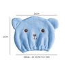 Quick Dry Hair Towel Cartoon Soft Bath Cap Solid Color Thickened Bathroom Hair Turban Absorbent Shower Cap Bathroom Accessories