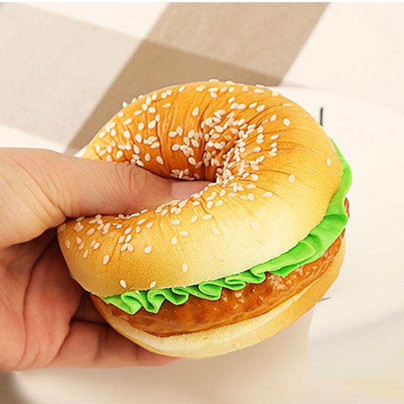 Fake Hamburger Decoration Artificial Bread Sketching Props Educational Toys PU  Prop for Shop Window Home Decor & Photo Shoot