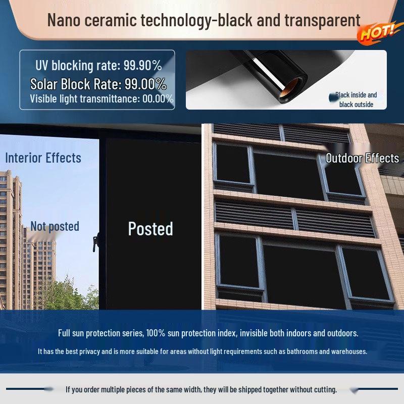 Heat-Insulating Sunshade Film for Windows and Balconies