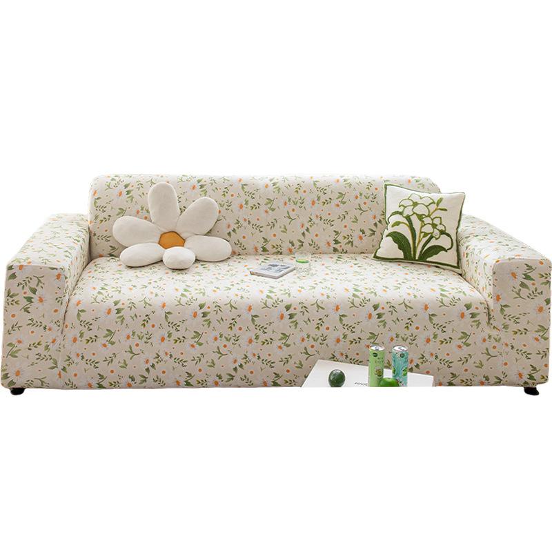 New Summer Elastic All Inclusive Sofa Cover Universal Lazy Protective Cover Cover Cloth Cool Ice Silk Sofa Cover