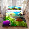 2026 NEW Game Plants Vs Zombie Cute Cartoon Pillowcase Quilt Cover Anime PVZ Sunflower Peashooter Set Bedding Birthday Gift