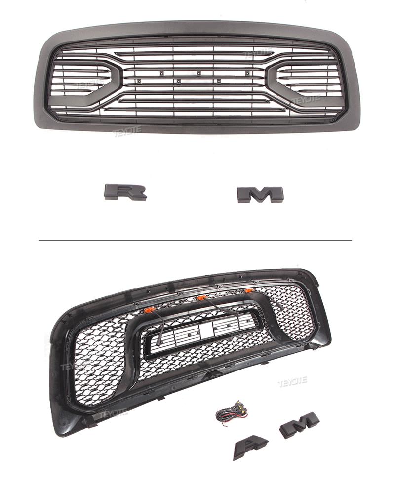 Dodge RAM 1500 Grille (09-13) - Honeycomb Martin Electroplated Style