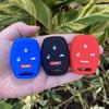 ZAD 9 color Silicone Key Case for Honda Accord CR-V Civic Insight Ridgeline 4 Buttons 3 Button+Panic New Holder Cover