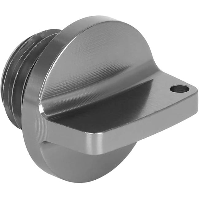 M20 x 2.5 Universal Motorcycle Engine Oil Filler Cap Screw Cover Plug Gray with O-ring Valve Oil Cap Transmission Tank Cover