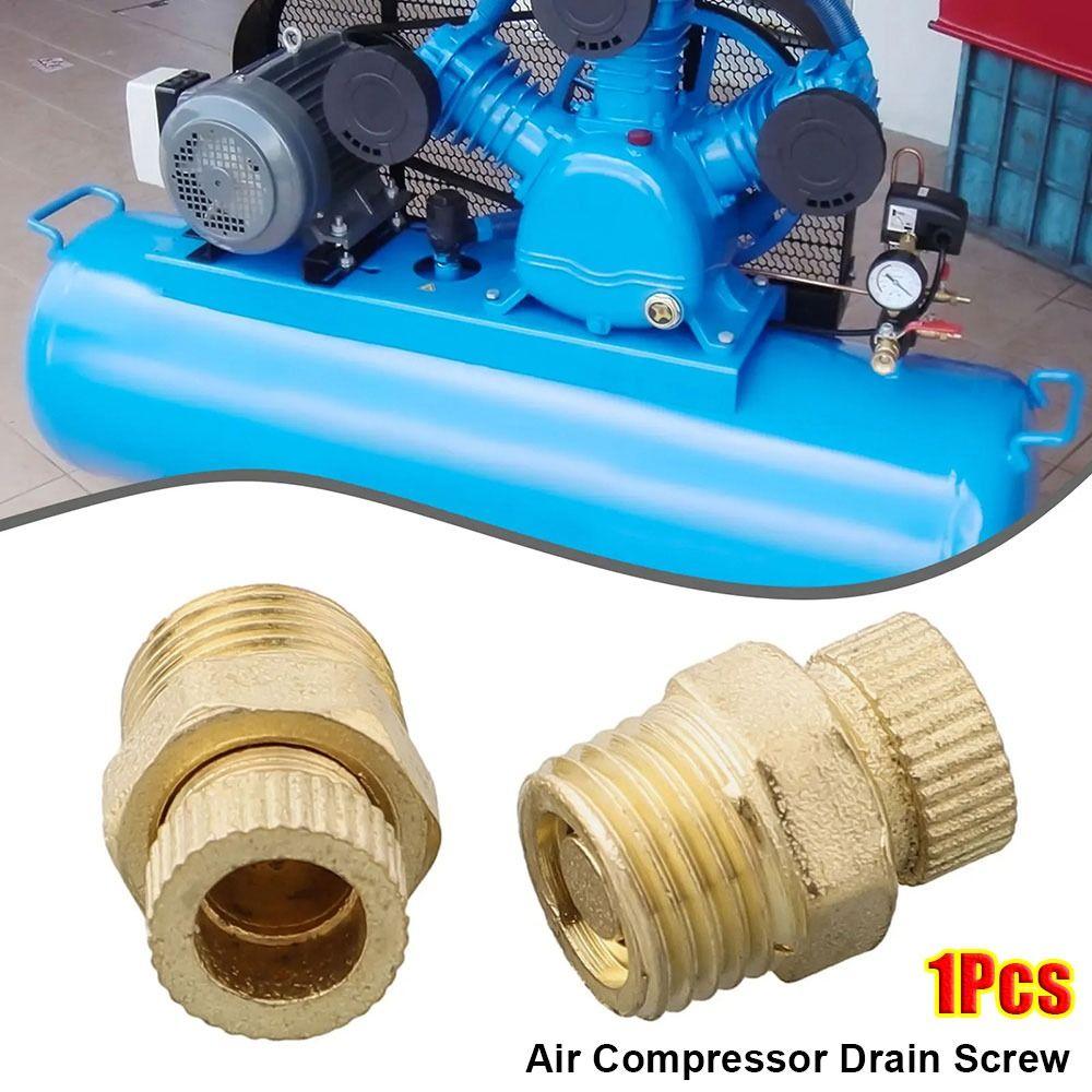 1Pcs Replacement Screw Valve Screw Silent Air Compressor Accessory New Drain Screw  Air Pump Tools