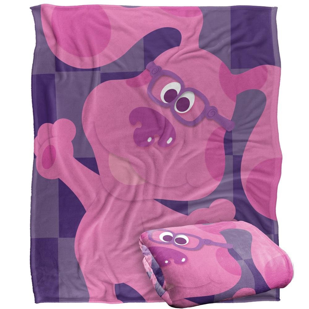 Blue's Clues Silky Magenta Supersoft Blanket