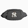 Korean MLB NY Embroidered Monogram Crossbody: Vintage Sporty Chest Bag/Fanny Pack