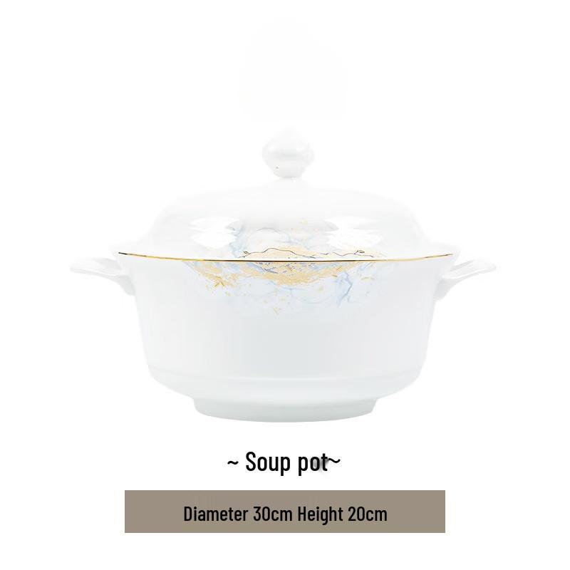 

Wuhe High-End Jingdezhen Ceramic Dinnerware Set