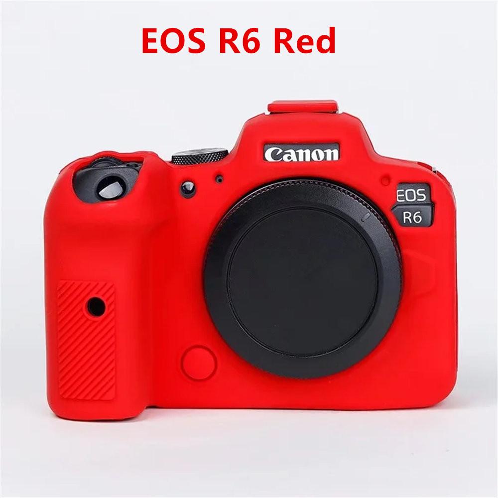 Soft Silicone Armor Camera Body Case For Canon EOS R10 R7 RP R6 R 7D 77D 600D 650D 700D Shockproof Cover