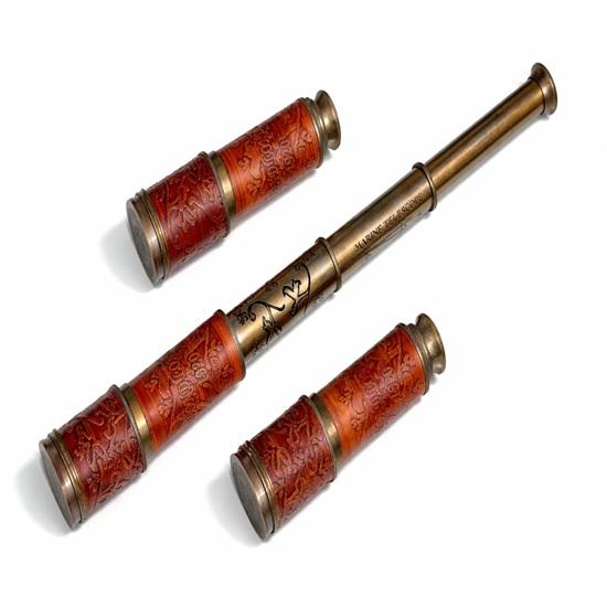 Telescope Gifts for Him, Memorable Gift for Kids, Premium Spyglass Gift for Dad, Unique Design Brass Telescope